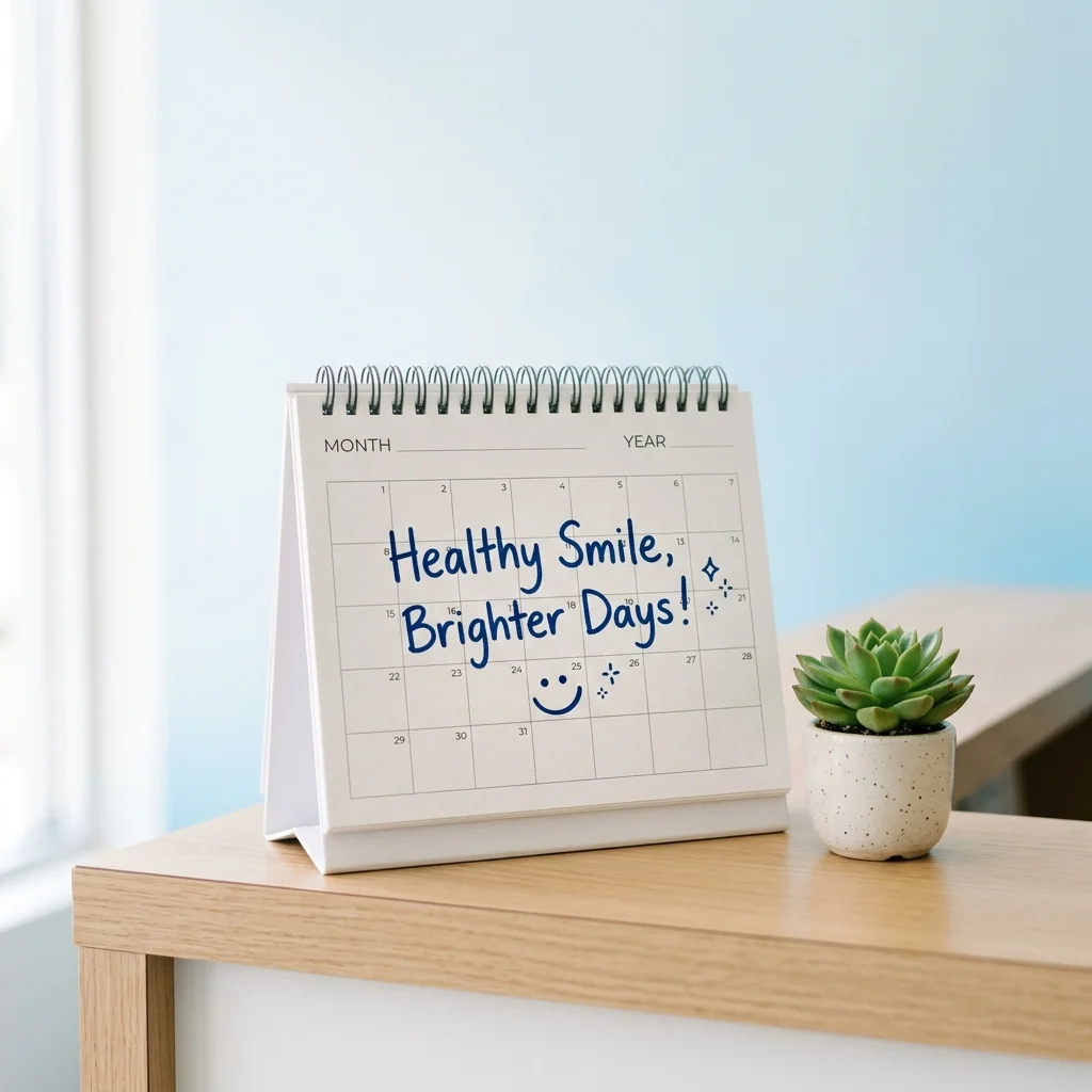 Desk Calendar Healthy Smile
